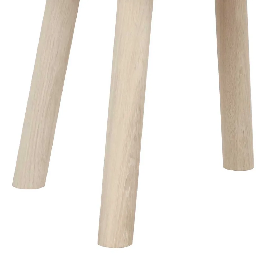 Runder Couchtisch mit Steinplatte Travertin Beige - Wroniko