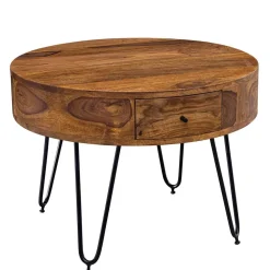 Runder Design Couchtisch mit Schublade - Pullman