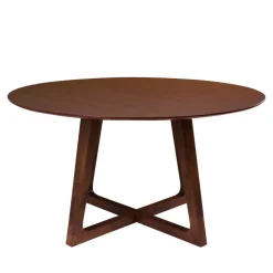 Runder Esstisch & 4 Stühle - Annescu II (fünfteilig)