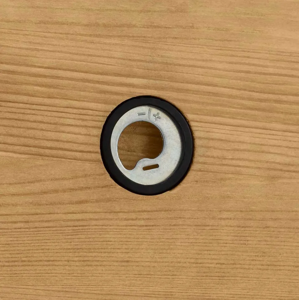 Runder Flurspiegel mit Massivholzrahmen - Zavieca