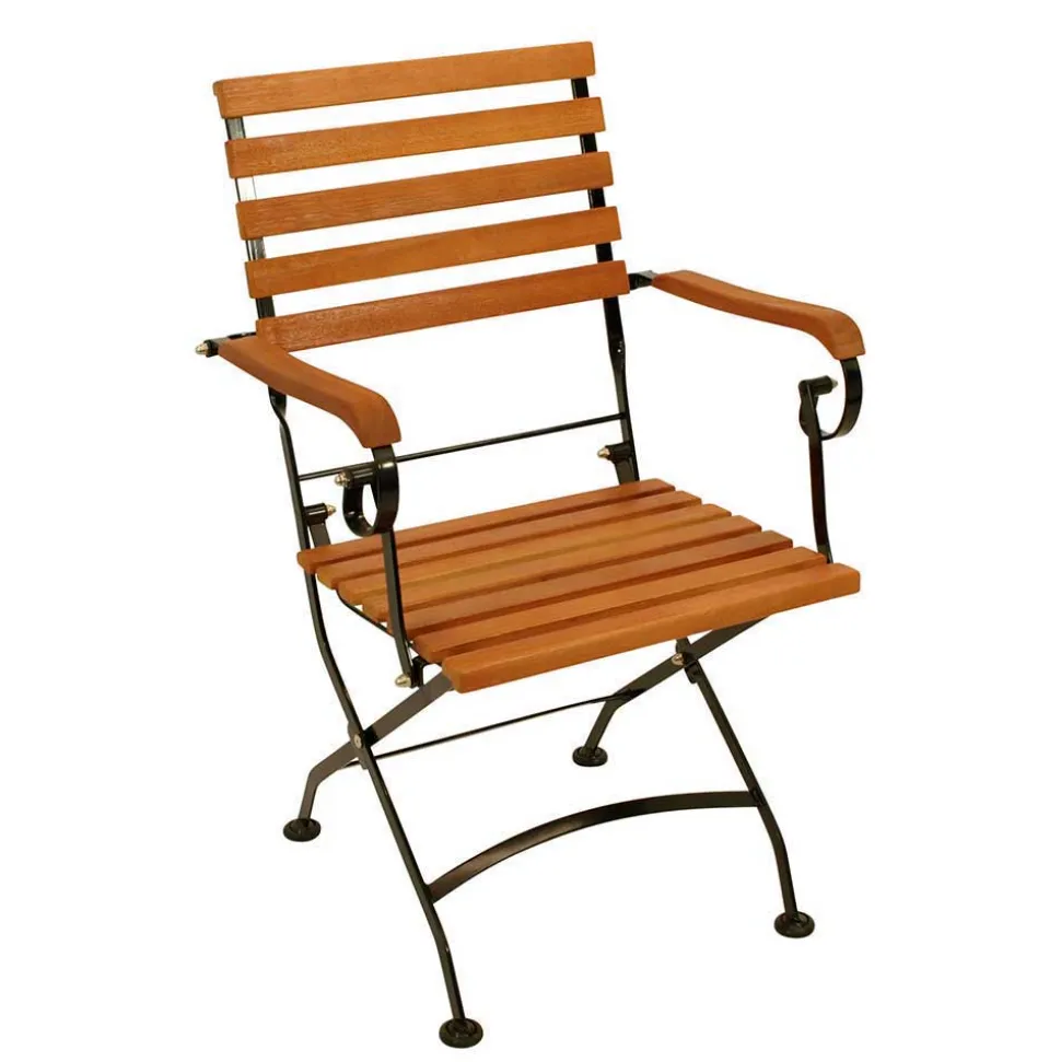 Runder Gartentisch mit Armlehnstühlen - Georgy (dreiteilig)