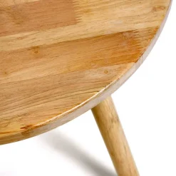 Runder Kindertisch aus Massivholz - Grove