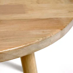 Runder Kindertisch aus Massivholz - Grove