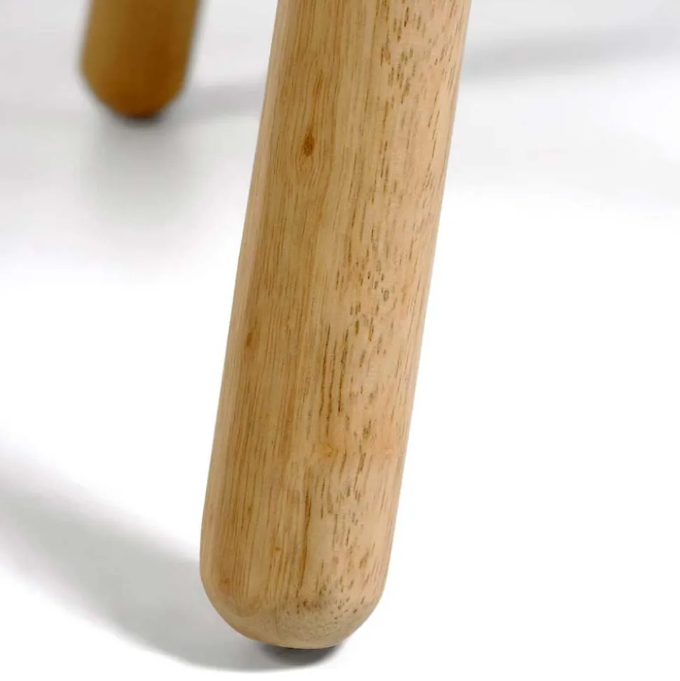 Runder Kindertisch aus Massivholz - Grove