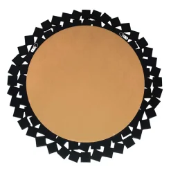 Runder Mosaik Spiegel in Rosegold - Promenada