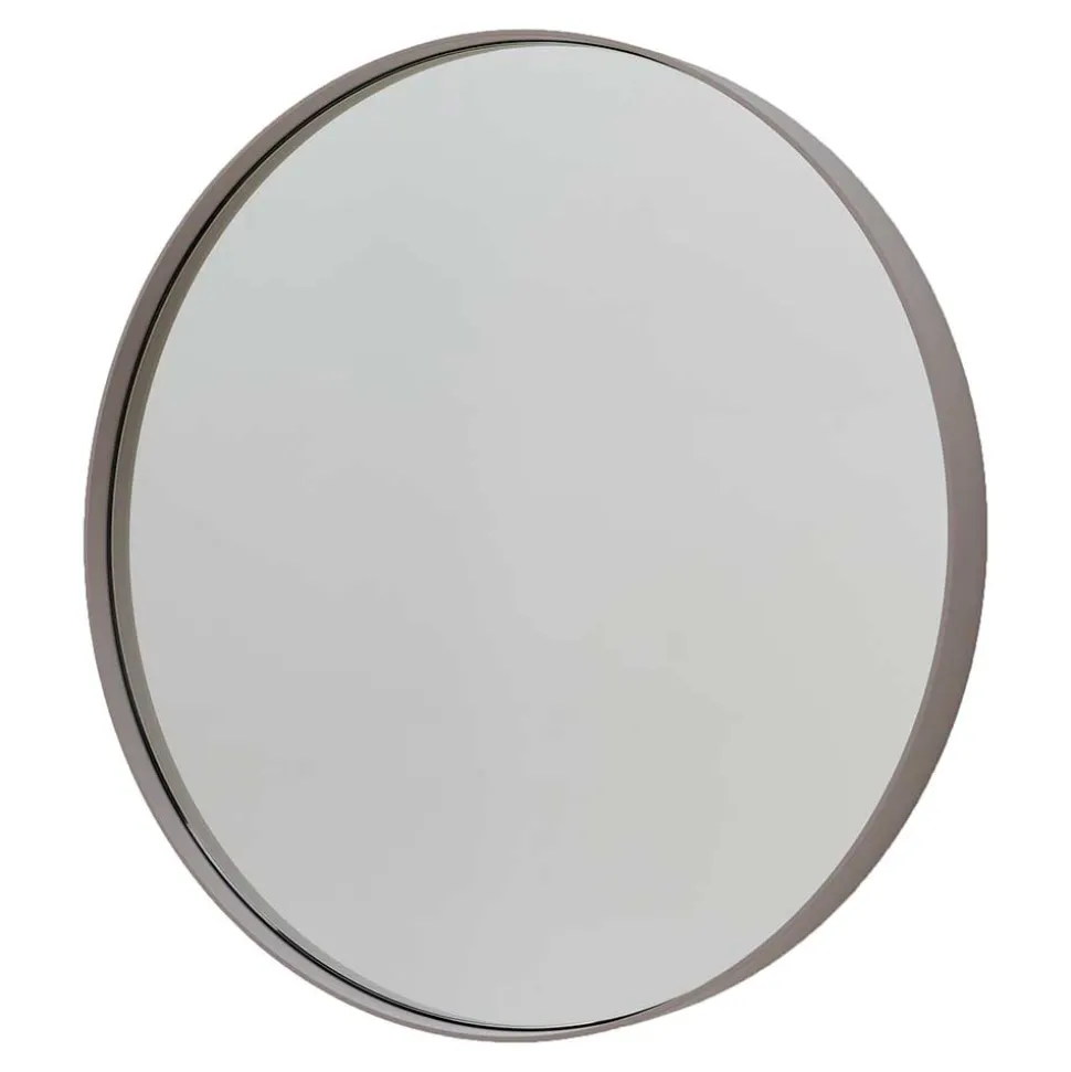 Runder Retro Spiegel in Taupe - Sumatria
