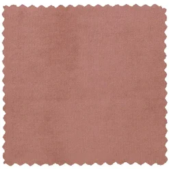 Runder Samt Sitzhocker in Altrosa - Cessma