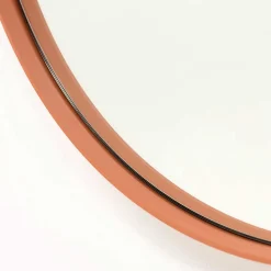 Runder Spiegel in Terracotta - Camelian