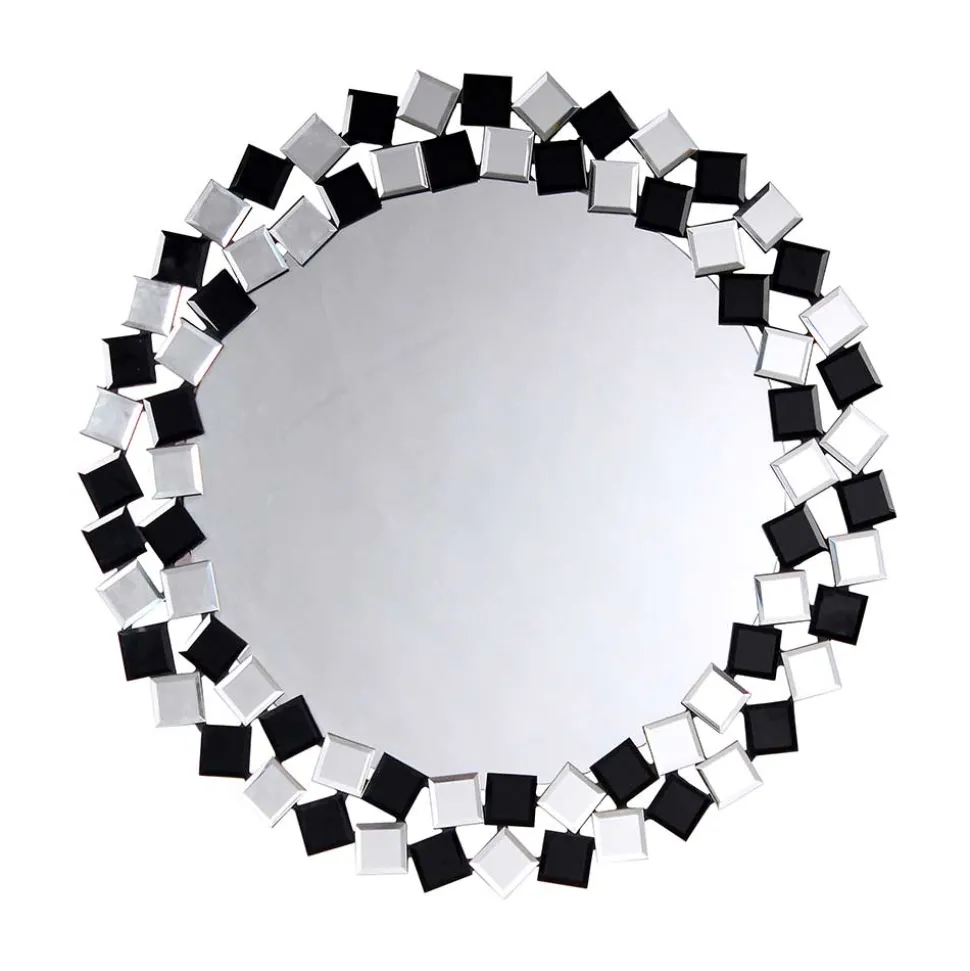 Runder Spiegel mit Mosaik Rahmen - Viktor