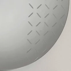 Runder Spiegel mit Muster - Crenba