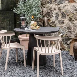 Runder Säulentisch aus Tonfaser - Selargius