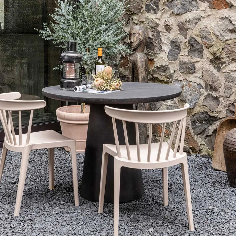 Runder Säulentisch aus Tonfaser - Selargius