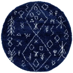 Runder Teppich mit Ethno Muster - Myron