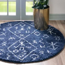 Runder Teppich mit Ethno Muster - Myron