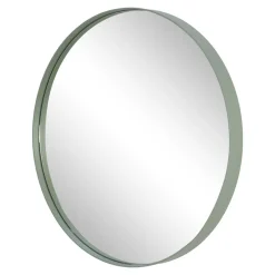 Runder Wandspiegel in Graugrün - Trevoz