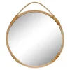 Runder Wandspiegel mit Rattan Rahmen - Lianessa