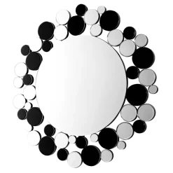 Runder Wandspiegel mit Spiegel Rahmen - Maddy