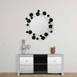 Runder Wandspiegel mit Spiegel Rahmen - Maddy