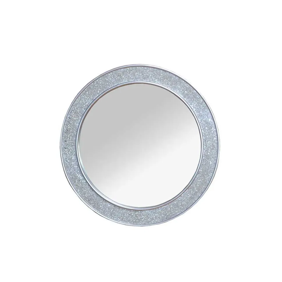 Runder Wanspiegel mit schillerndem Rahmen Franzi 60cm