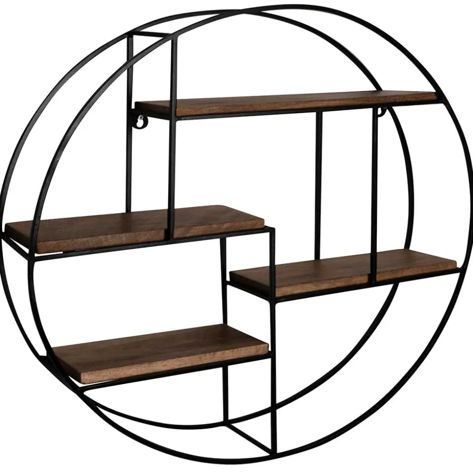 Rundes Hängeregal im Industrial Style - Lusa