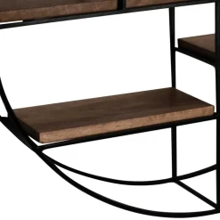 Rundes Hängeregal im Industrial Style - Lusa