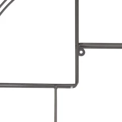 Rundes Hängeregal in Grau - Vacances