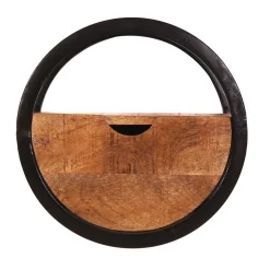 Rundes Wandregal mit einer Schublade - Evradon