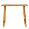 Rustikaler Konsolentisch aus Teak Massivholz - Sunhide