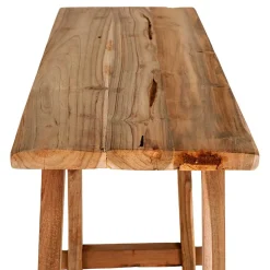 Rustikaler Konsolentisch aus Teak Massivholz - Sunhide