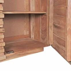 Rustikales Design Sideboard Pisino aus Holz Akazie massiv