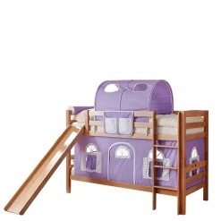 Rutsche Doppelstockbett aus Buche Natur - Hamjon