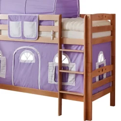 Rutsche Doppelstockbett aus Buche Natur - Hamjon