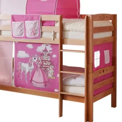 Rutsche Etagenbett für Mädchen in Natur - Norklin