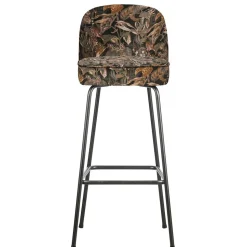 Samt Barstuhl mit Pflanzen Muster - Nongo