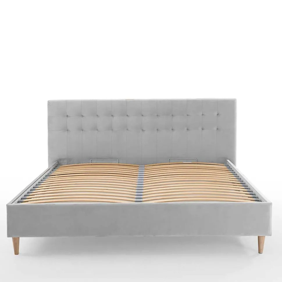 Samt Doppelbett mit Bettkasten - Diadonna