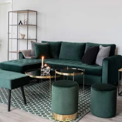 Samt Ecksofa Schenkel links oder rechts - Ciacoga