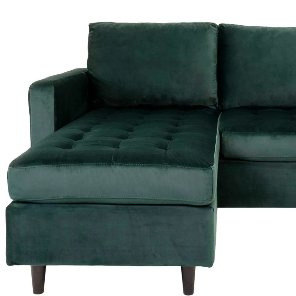 Samt Ecksofa Schenkel links oder rechts - Ciacoga