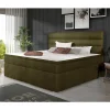 Samt-Polsterbett in Oliv Grün - Frisata