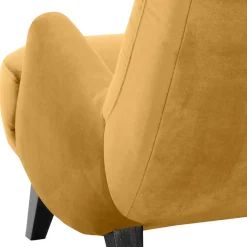Samtvelours Sessel in Gelb und Schwarz - Nikaragva