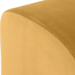 Samtvelours Sessel in Gelb und Schwarz - Nikaragva