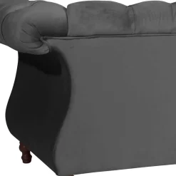 Samtvelours Wohnzimmercouch im Barockstil - Sicilianu