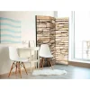 Sandstein Mauer Motiv Paravent 135x172cm - Ribadon