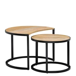 2-Satz Couchtisch in Mango - Acapella (zweiteilig)