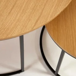 2-Satz Sofatisch Set in Eiche - Bosso (zweiteilig)