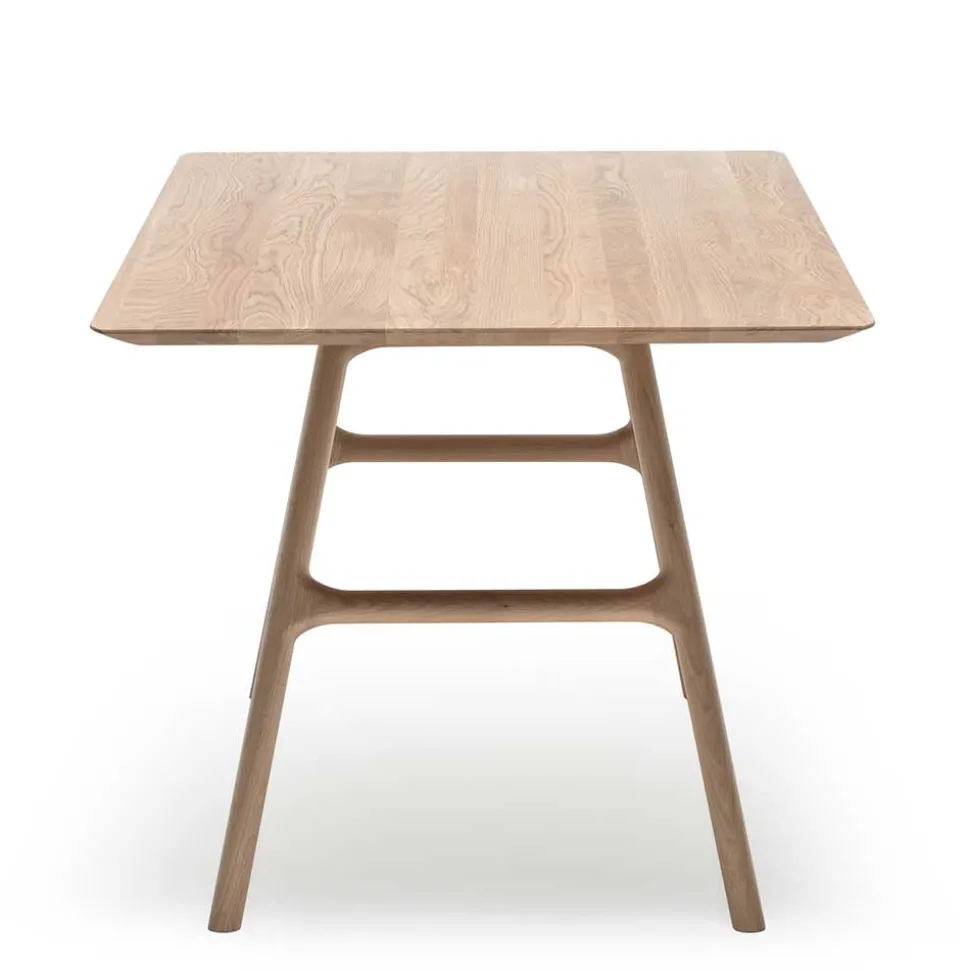 Scandi Chic Eichentisch in Bianco geölt - Ravona