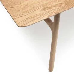 Scandi Chic Eichentisch in Bianco geölt - Ravona