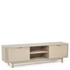 Scandi Chic TV Lowboard in Eiche Weiß - Rosanna