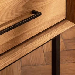 Scandi Design Kommode aus Naturholz Wildeiche - Kerfa