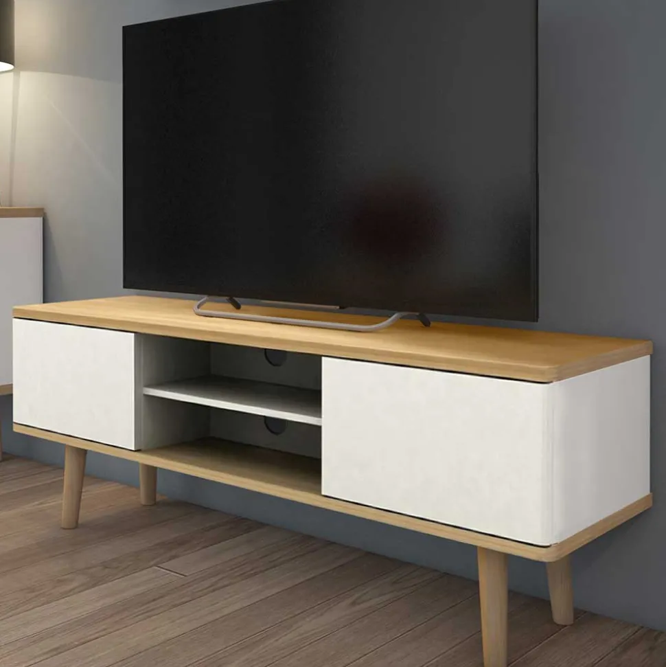 Scandi TV Unterschrank zweifarbig - Jendren