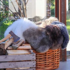 Schaf Echtfell in Grau - Vericia